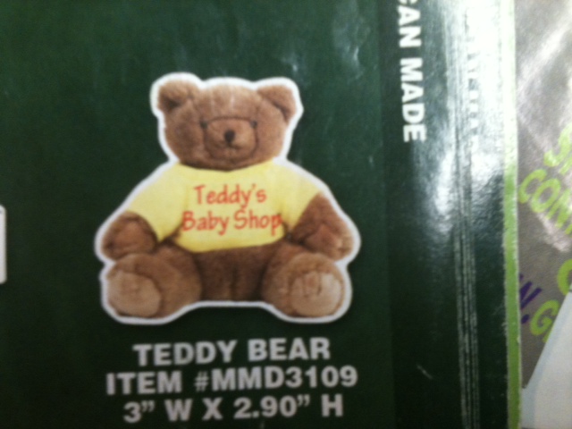 Teddy Bear Thin Stock Manget
GM-MMD3109